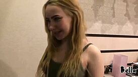 Blonde Teen Gina Gets Her Pussy Licked And Tongue Fucked On First Date