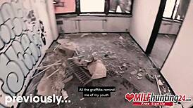 Milf hunter explodes on Vicky's face after intense ride