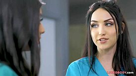 Lena Paul, Violet Myers, Jade Baker in MONTHLY ORGASM NEED! Group Milf Action.