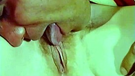 vintage dildo play with hairy lesbians, wow!