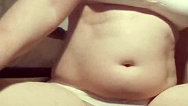 White underwear and barefeet