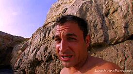 Yeah, defiling that pretty latina at the beach was wild