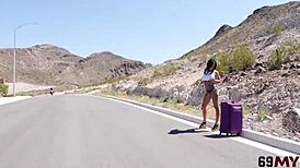 Anna Bell Peaks and Lily Lane in heavy pussy squirting, wanna watch them ride sideways?