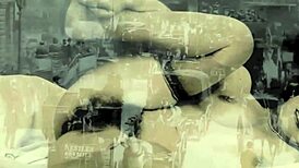 vintage dildo play with hairy lesbians, wow!