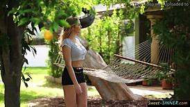 Hey babe, wanna fuck like this cockhungry teen with the new neighbor?