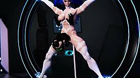 catgirl masturbates to orgasm in villain simulator