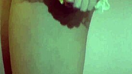 pretty emo babe rubs her muff