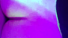 Roxy lights moans as she gets a creampie in her pussy from a big cock