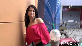 having sexy sex after a relaxing shower with that teen