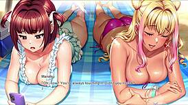 Intense Double Penetration On Manatsu In Sex-Loving Family Ep 5!