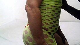 Man, I’m pounding mature tranny Lynne full in red so hard!