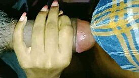 Hey, I'm licking my boyfriend's cock homemade style