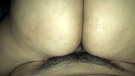 filipina girlfriend rides in reversed cowgirl with passion