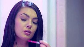 first time threesome for extra small petite teen, so exciting