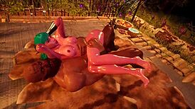 Bookerdan Viking Launches Surprising Raid on Elf Camp in 3D Cartoon