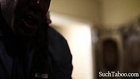 Teen Step Daughter, You Threaten Me But Want This Virgin Pussy Fucked By Black Dad