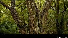 Blind Warrior Gets Licked, Fingered, And Fucked Outdoors