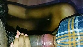 Hey, I'm licking my boyfriend's cock homemade style