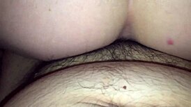 Petite 18+ Girl with Beautiful Face and Thicc Ass Gets Creampie in Double Riding Action