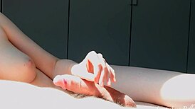 Forty minutes of femdom handjob teasing that nice cock moaning and shaking orgasm cumshot