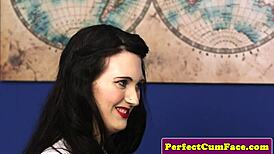 British Office Babe Sucking Dick For Guy