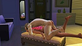 nicki m rides cock of a lucky fan - 3d hentai