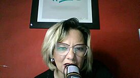 The wife says, 'Lola, what do I do?' while the husband fucks the maid passionately