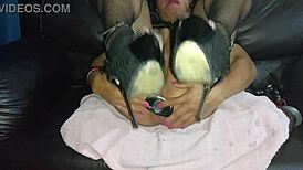 shemale holes ass with anal plug