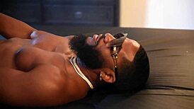 Ebony Masseuse With Big Tits Meets Fuck Doll For Creampie Fucking