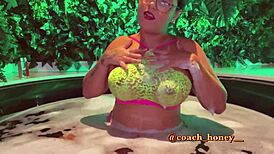 playing in the motel bathtub with guided games