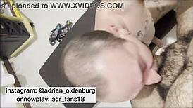 Adrian Sucking Big Cock in Public