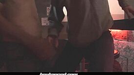 Man, I messed up sayin’ it wrong, but banging that boy bareback at the gay bar felt wild!