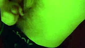 Young amateur girl contrasts innocence with cock sucking and masturbation