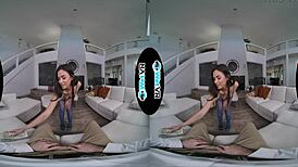 wetvr sexy call girl scarlet alexis in first vr porn