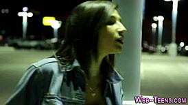 Horny Petite Teen Licking Pussy