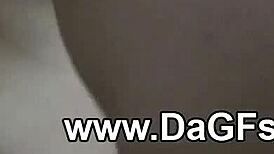 Busty Amber Leah Plays with Hitachis and Receives a Friend's Visit