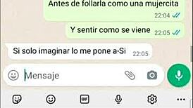 the young latina brunette chats on tinder, meeting new people in her web series