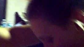 teen hints at dirty deepthroat sucking monster cock with gagging