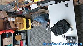 caught shoplifting in a real scenario with police involvement