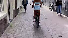 Almost got caught licking pussy in Amsterdam streets! 😅