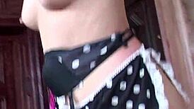 Wow! Young Brunette Learns Blowjob Tricks from Him!