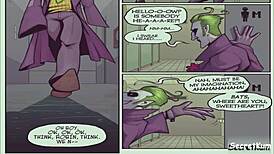 Batgirl In Skimpy Outfit Gets Ass And Pussy Fucked By Robin