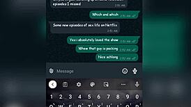 Detailed whatsapp sex chat session with an uber driver unfolds passionately.