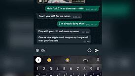 Detailed whatsapp sex chat session with an uber driver unfolds passionately.