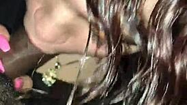 Latina neighbor craves big black cock sucking and monster dick action, what a slutty thrill! 😏🍆