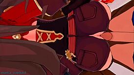 Amber teases with shorts, bent over for doggystyle action?