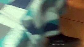 My boyfriend films us after anal in the hotel room