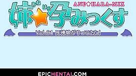 tsundere stepsister hitomi gets fucked hard in this hentai porn