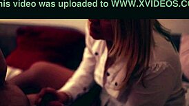 vicky dives into french sex with the secretary milf blonde