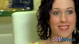 Hey, join this steamy swinger threesome with redhead babe!